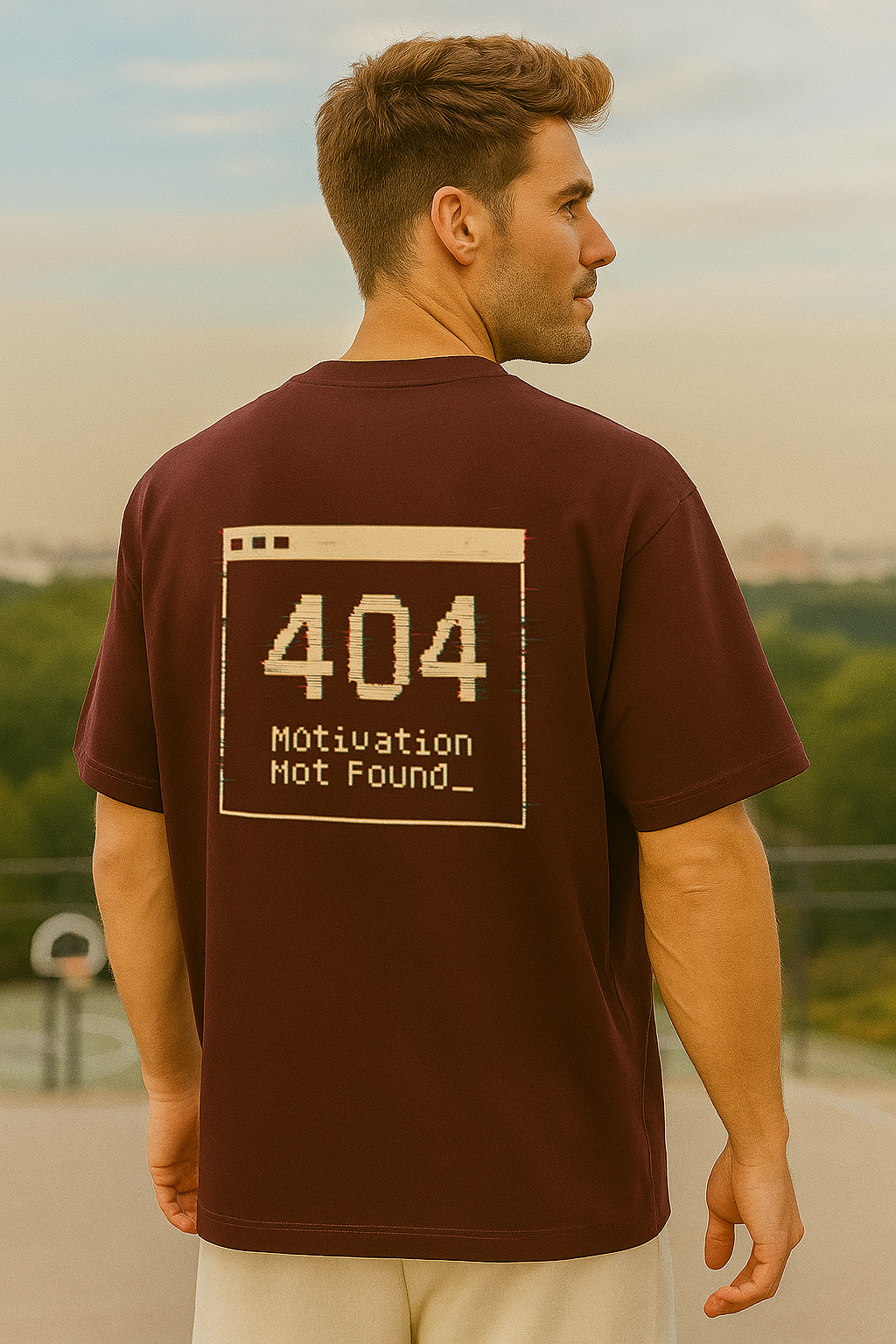 “404 Mode” Oversized Tee
