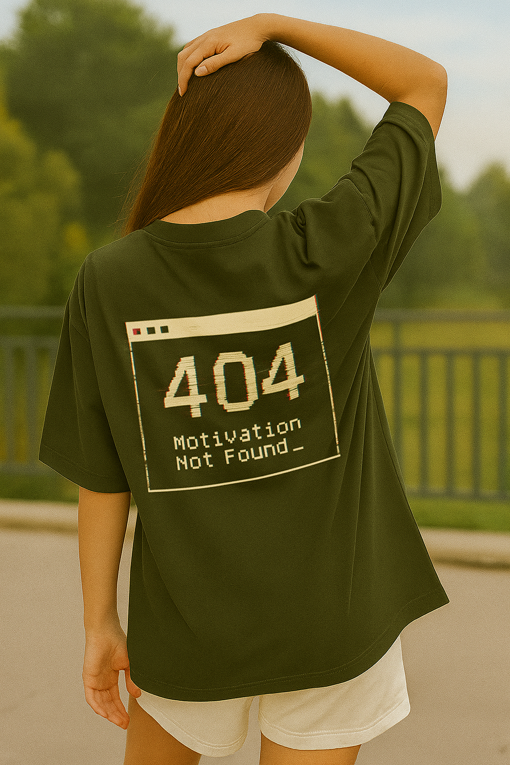 “404 Mode” Oversized Tee