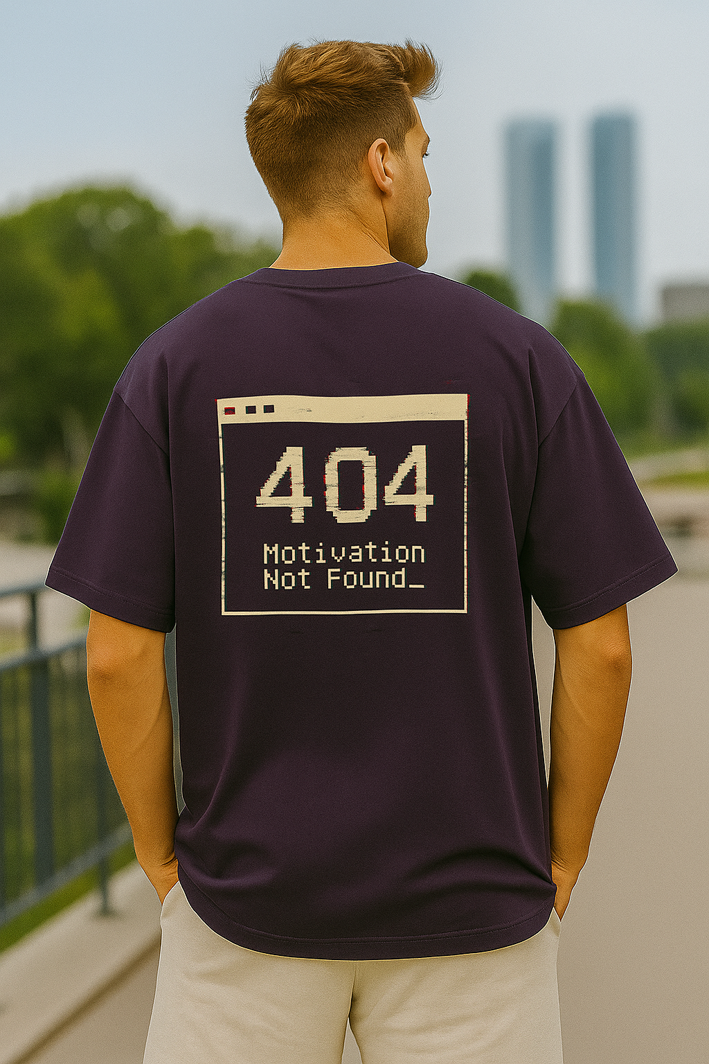 “404 Mode” Oversized Tee