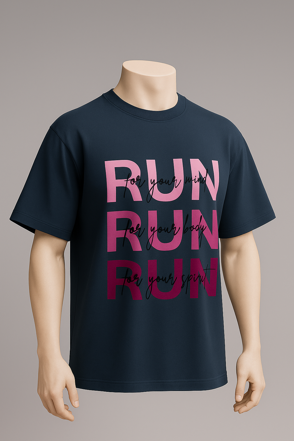 RUN³ Unisex Oversized Tee