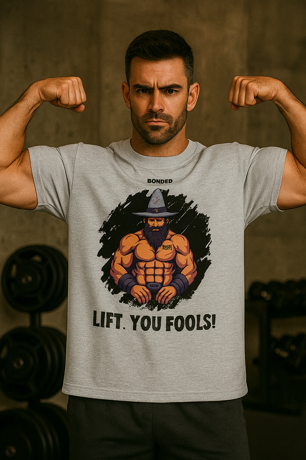 LIFT, YOU FOOLS! Gym Wizard Tee