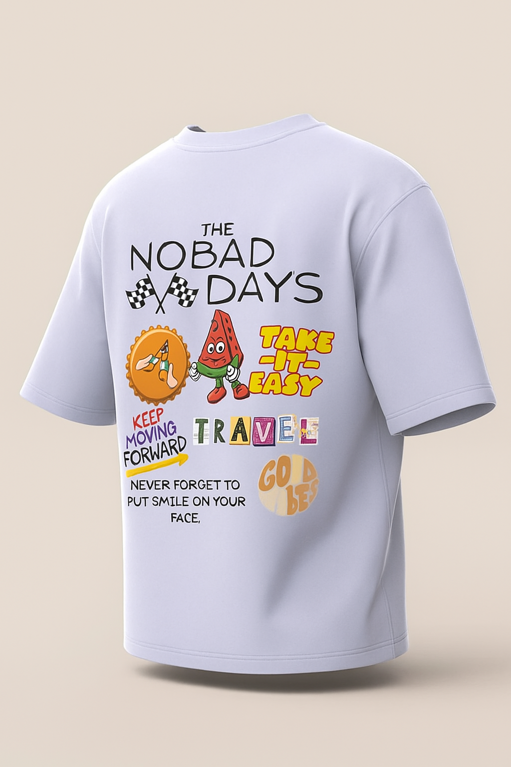 'The NOBAD Days' Unisex Oversized Graphic Tee