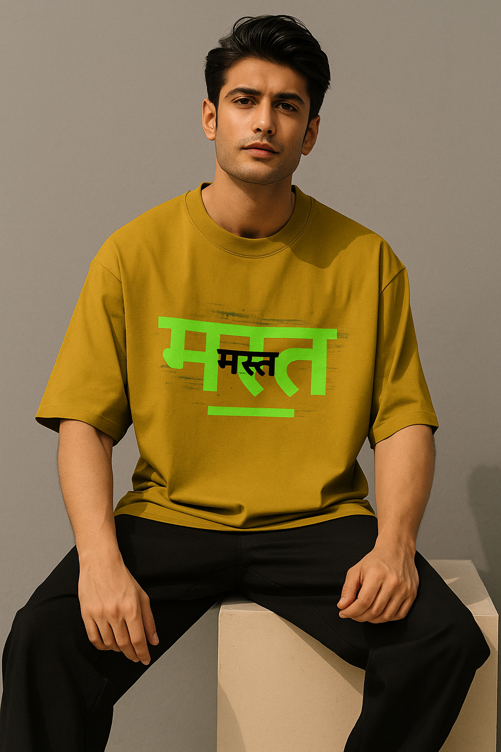 “Mast Vibe Only” Unisex Oversized Tee