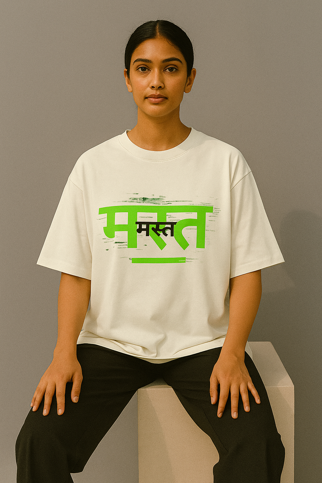 “Mast Vibe Only” Unisex Oversized Tee