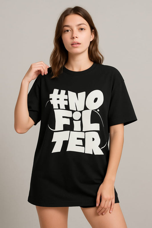 No Filter Unisex Oversized Tee