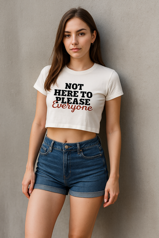 “Not for Everyone” Crop Top