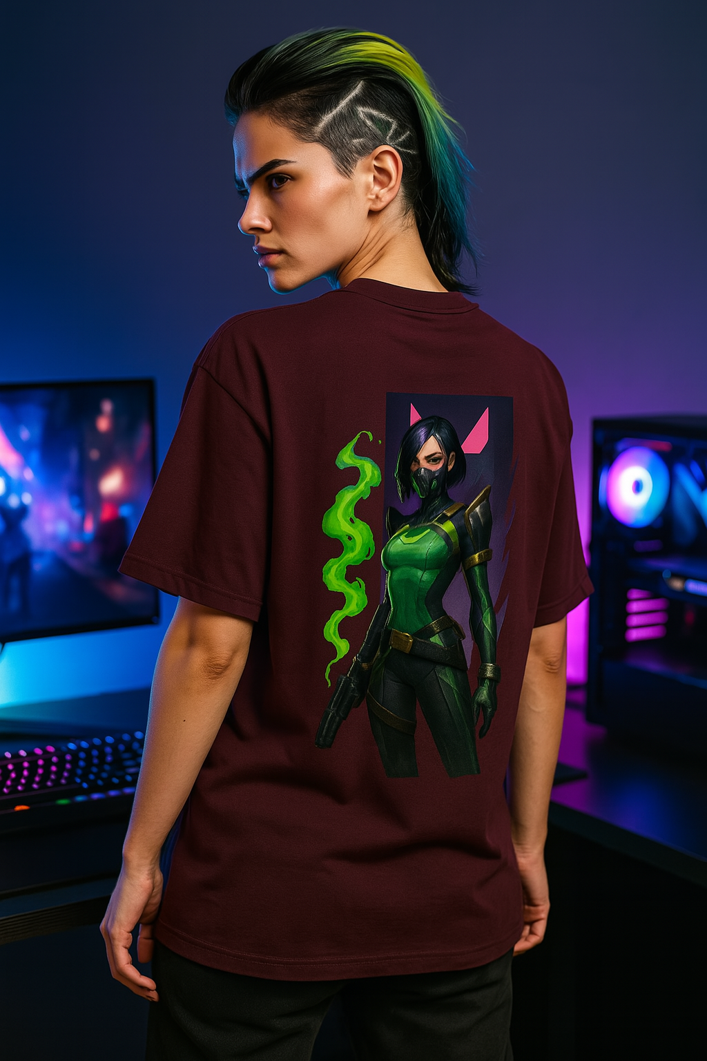 “Toxic Queen” Oversized Tee