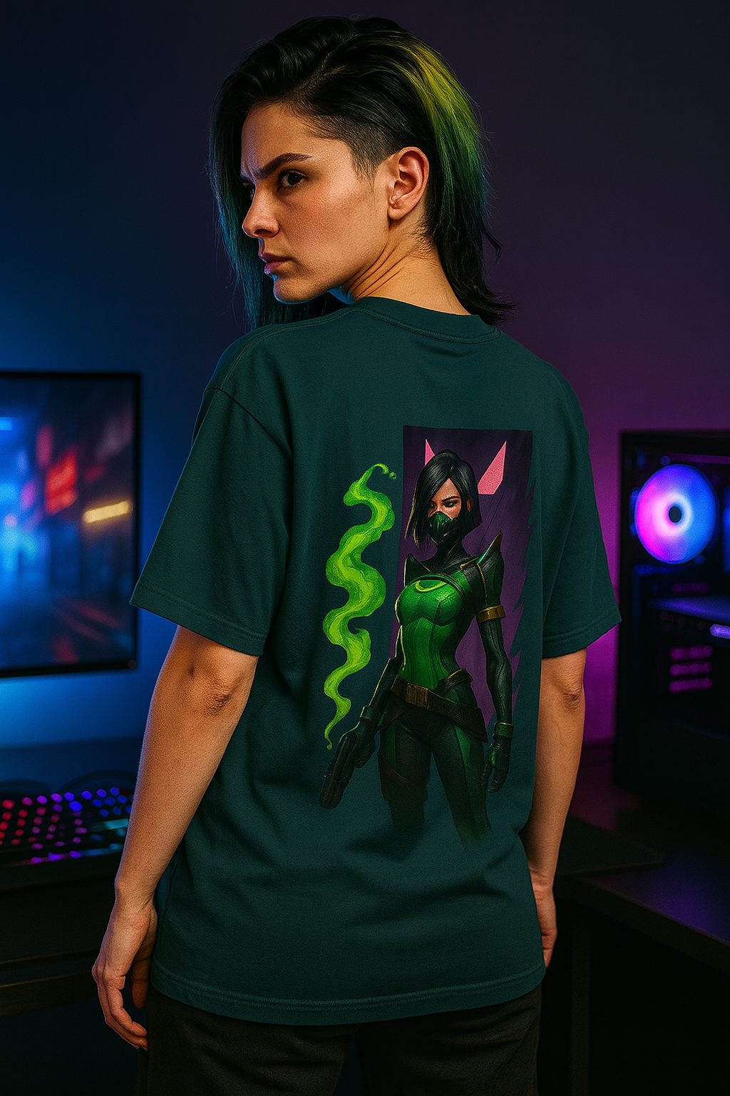 “Toxic Queen” Oversized Tee