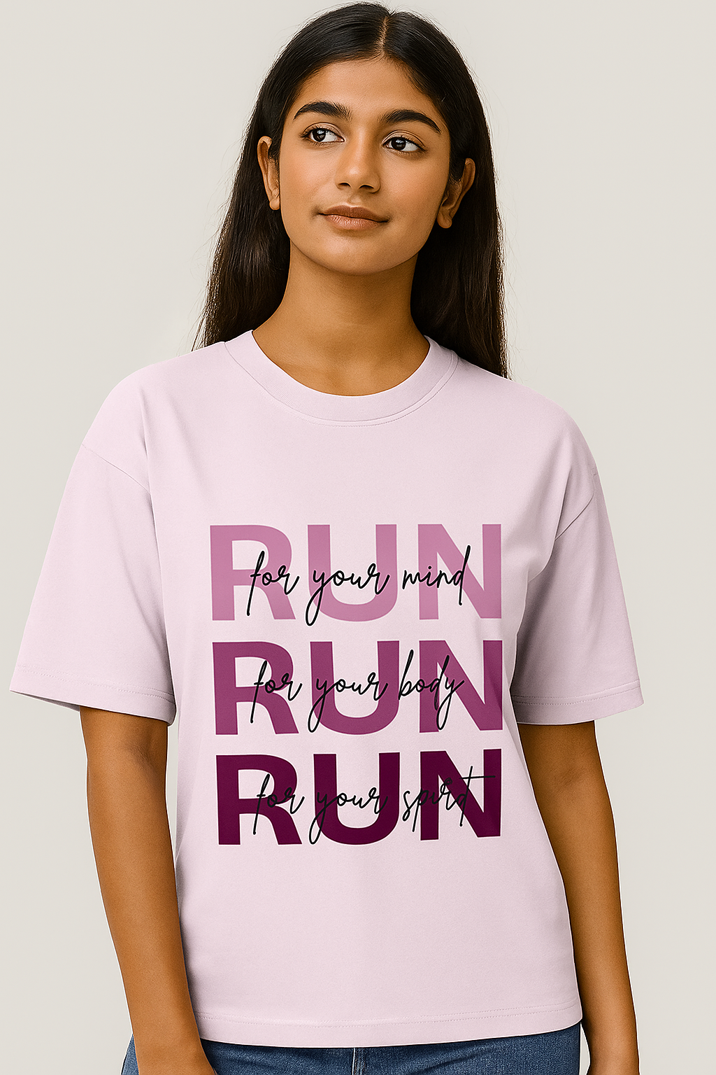 RUN³ Unisex Oversized Tee
