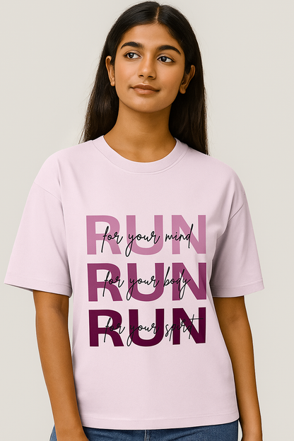 RUN³ Unisex Oversized Tee