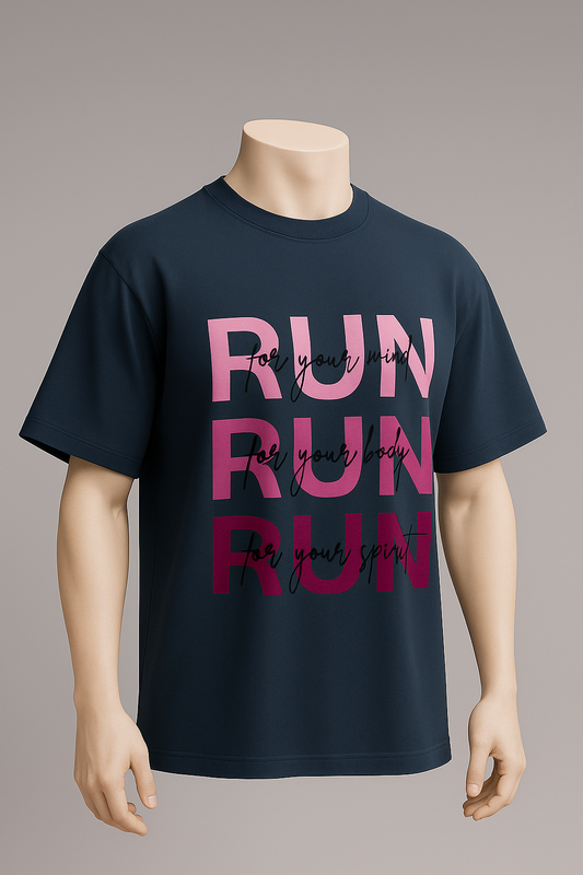 RUN³ Unisex Oversized Tee