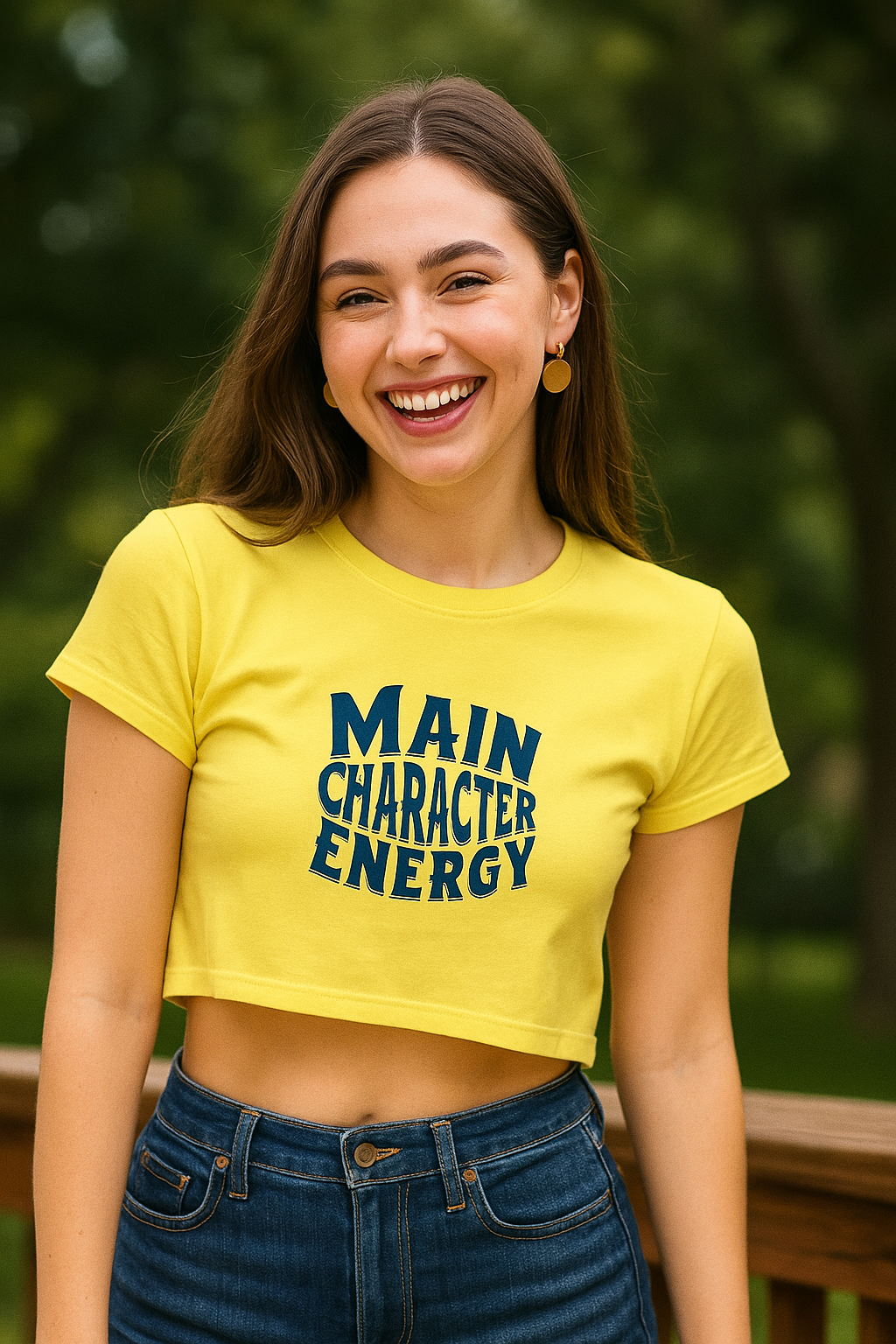 Main Character Mode Crop Top
