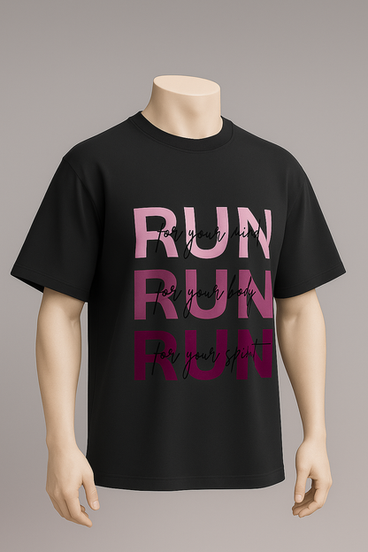 RUN³ Unisex Oversized Tee