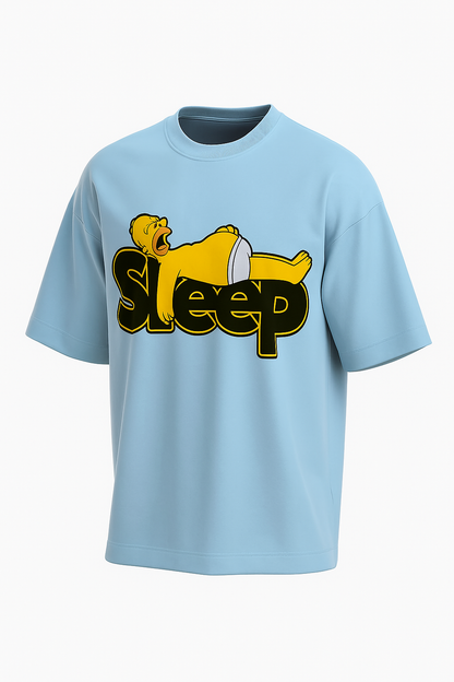 “Sleep Mode: Activated” Unisex Terry Oversized Tee
