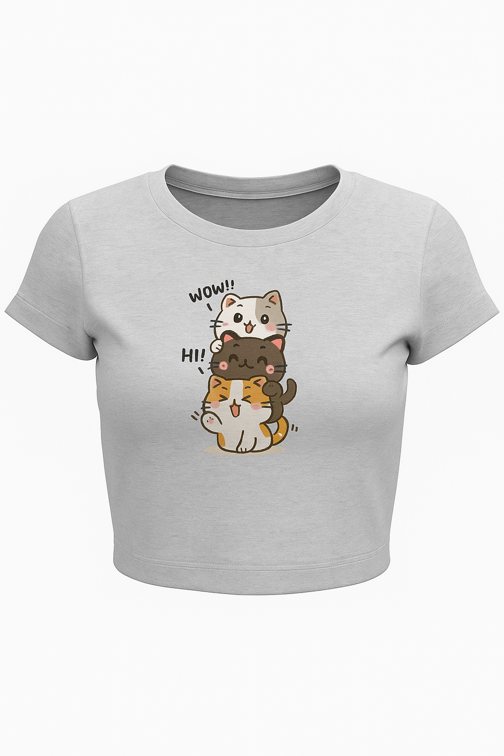 “Stacked With Cuteness” Crop Top