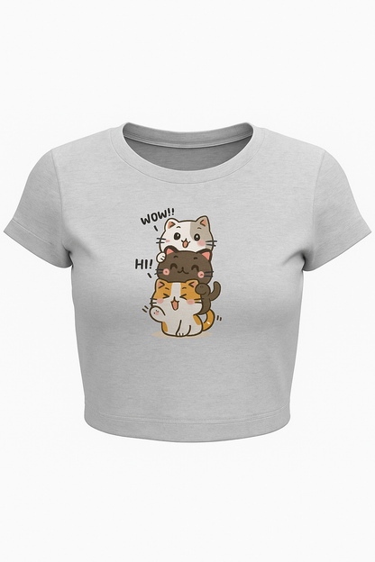 “Stacked With Cuteness” Crop Top