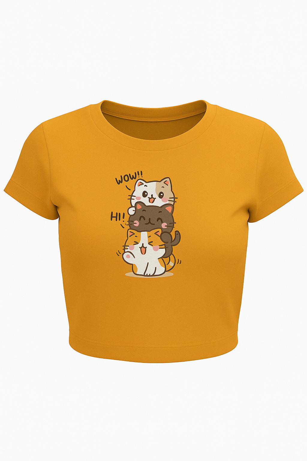 “Stacked With Cuteness” Crop Top