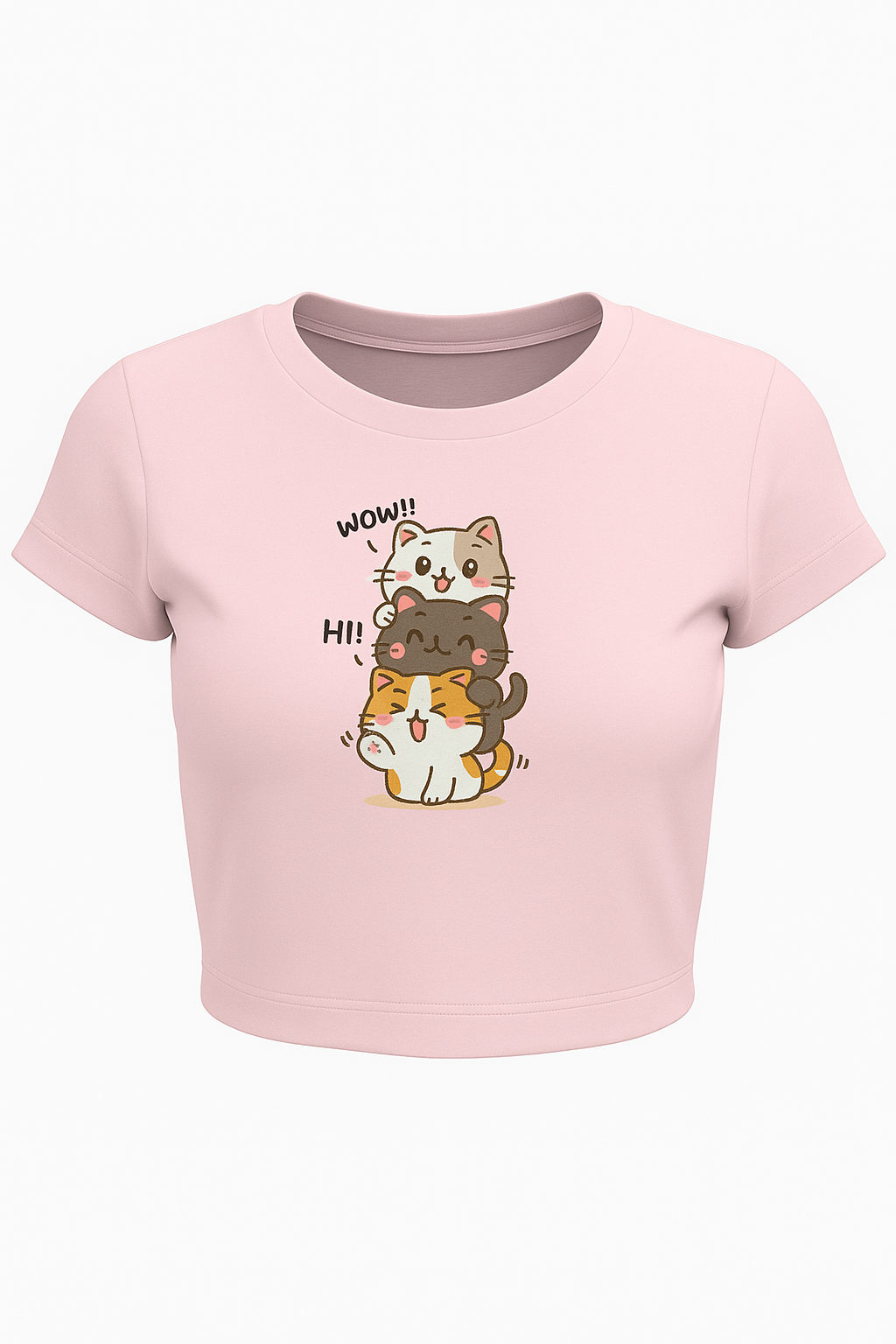 “Stacked With Cuteness” Crop Top