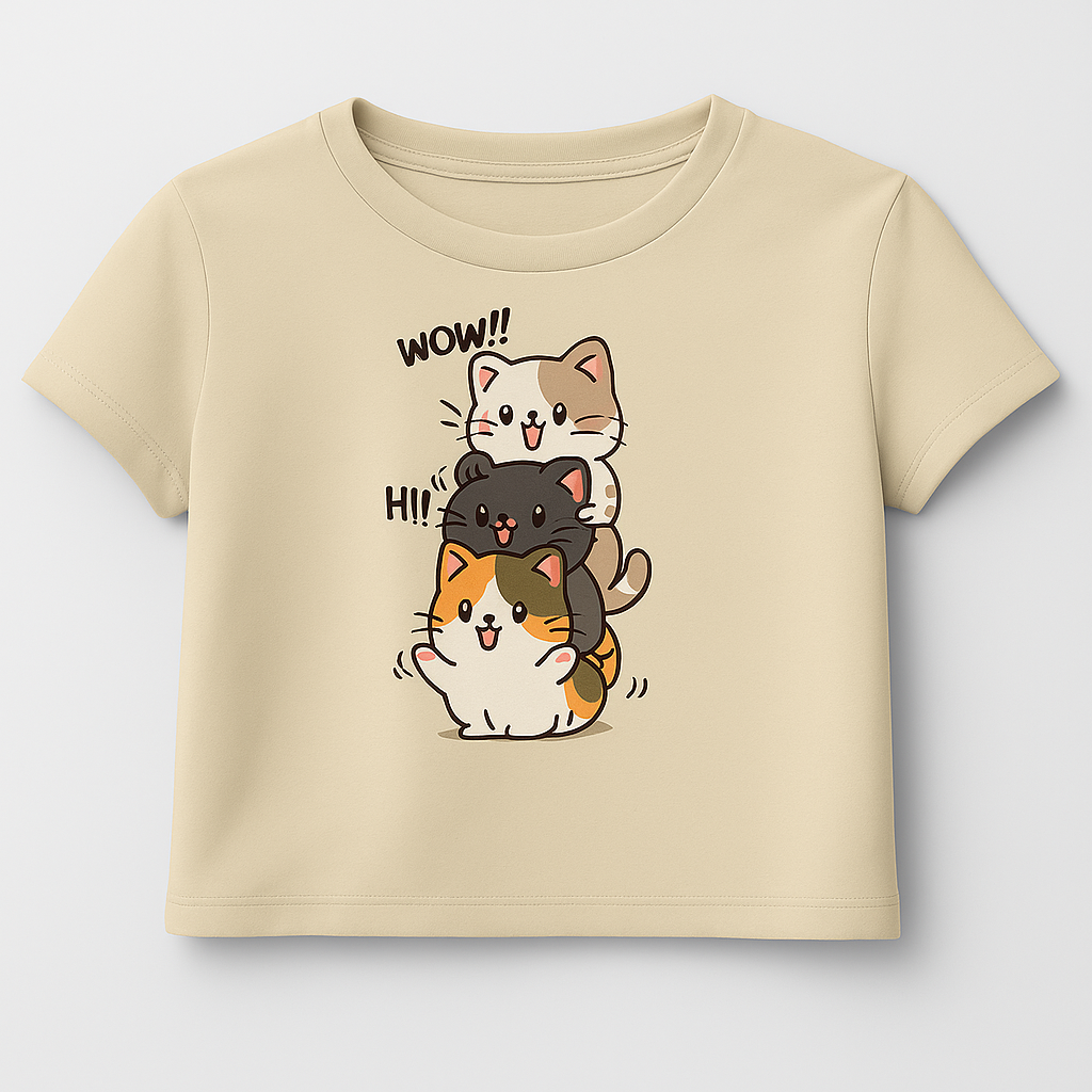 “Stacked With Cuteness” Crop Top
