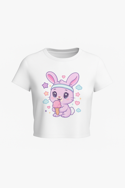 Sweet Bunny Bliss Crop Top