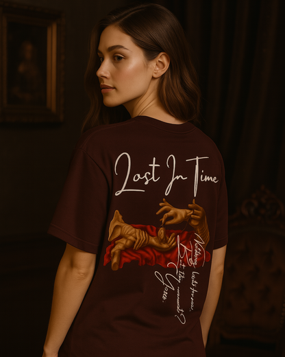“Lost In Time” Unisex Oversized Tee