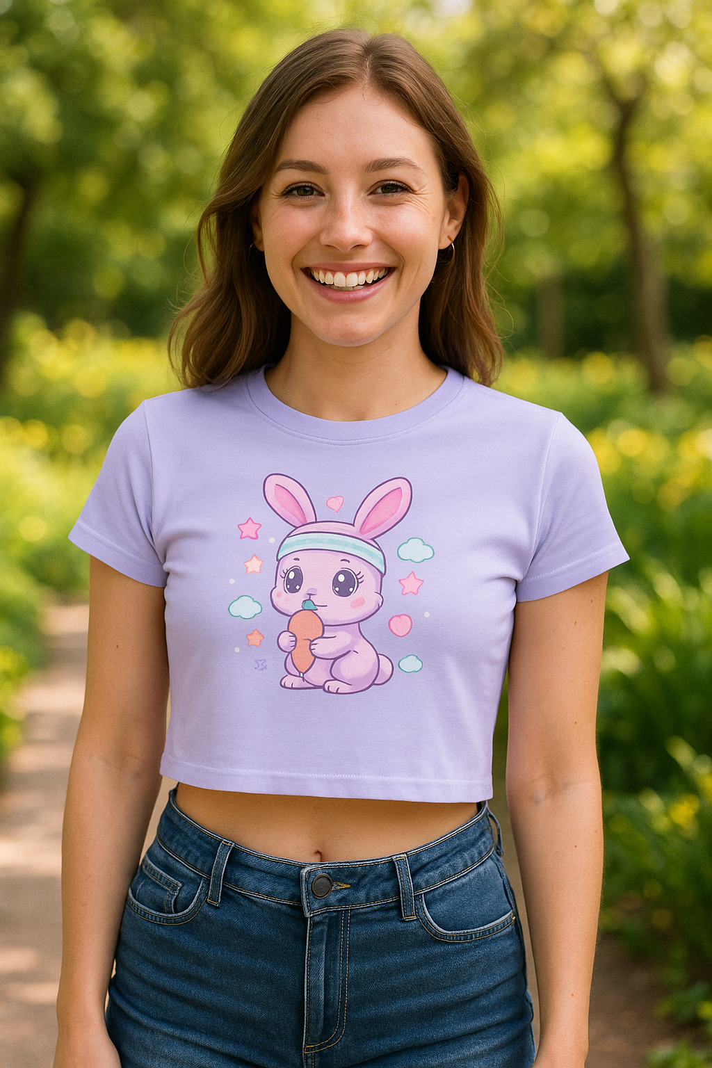 Sweet Bunny Bliss Crop Top