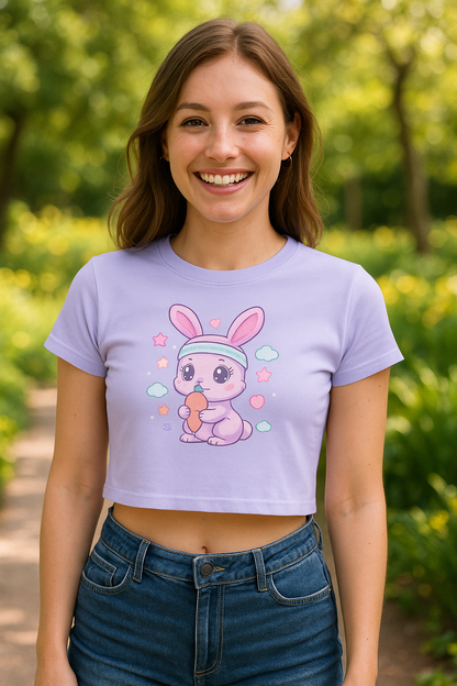 Sweet Bunny Bliss Crop Top