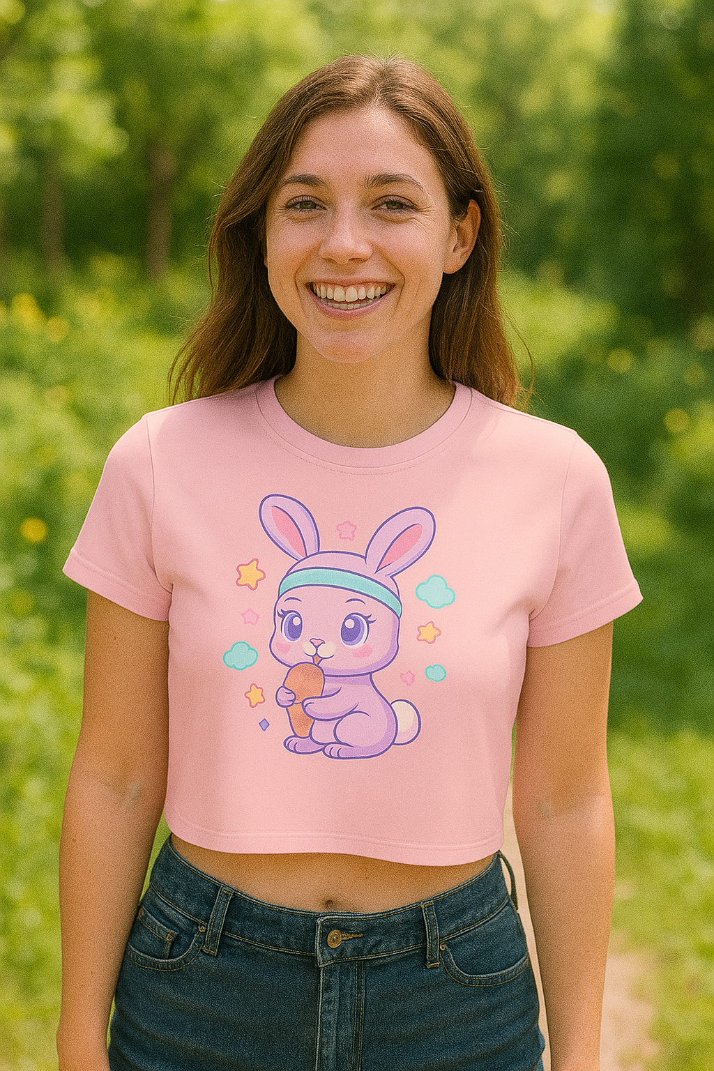 Sweet Bunny Bliss Crop Top