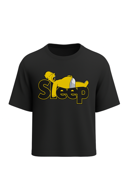 “Sleep Mode: Activated” Unisex Terry Oversized Tee