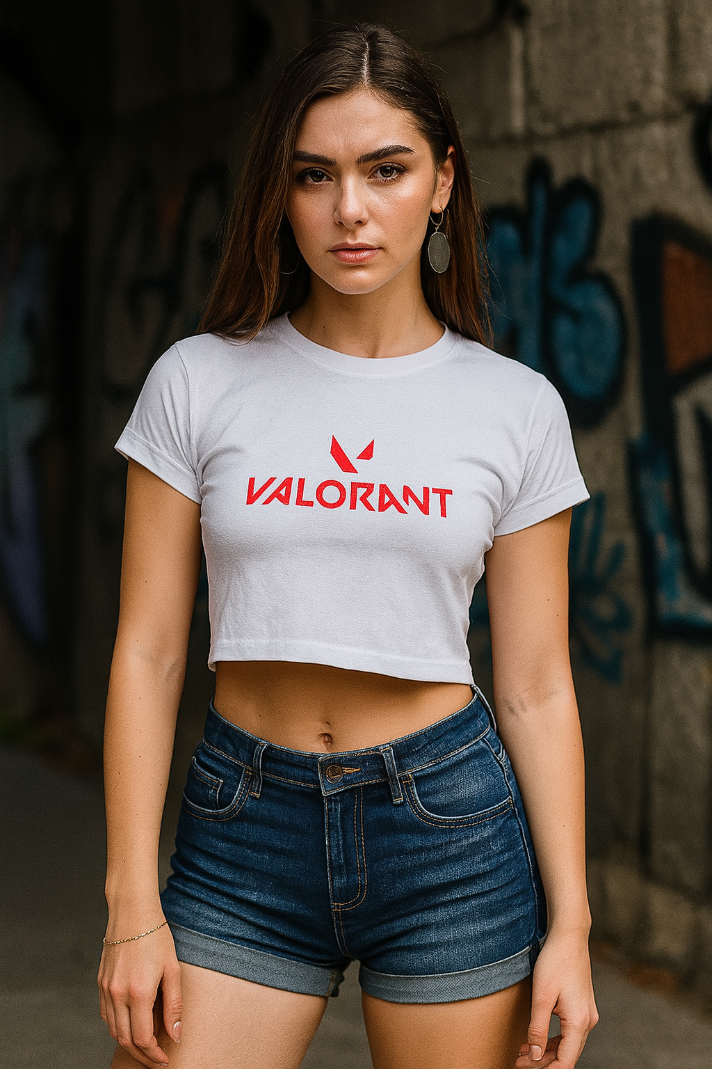 “Clutch Queen” Valorant Crop Top