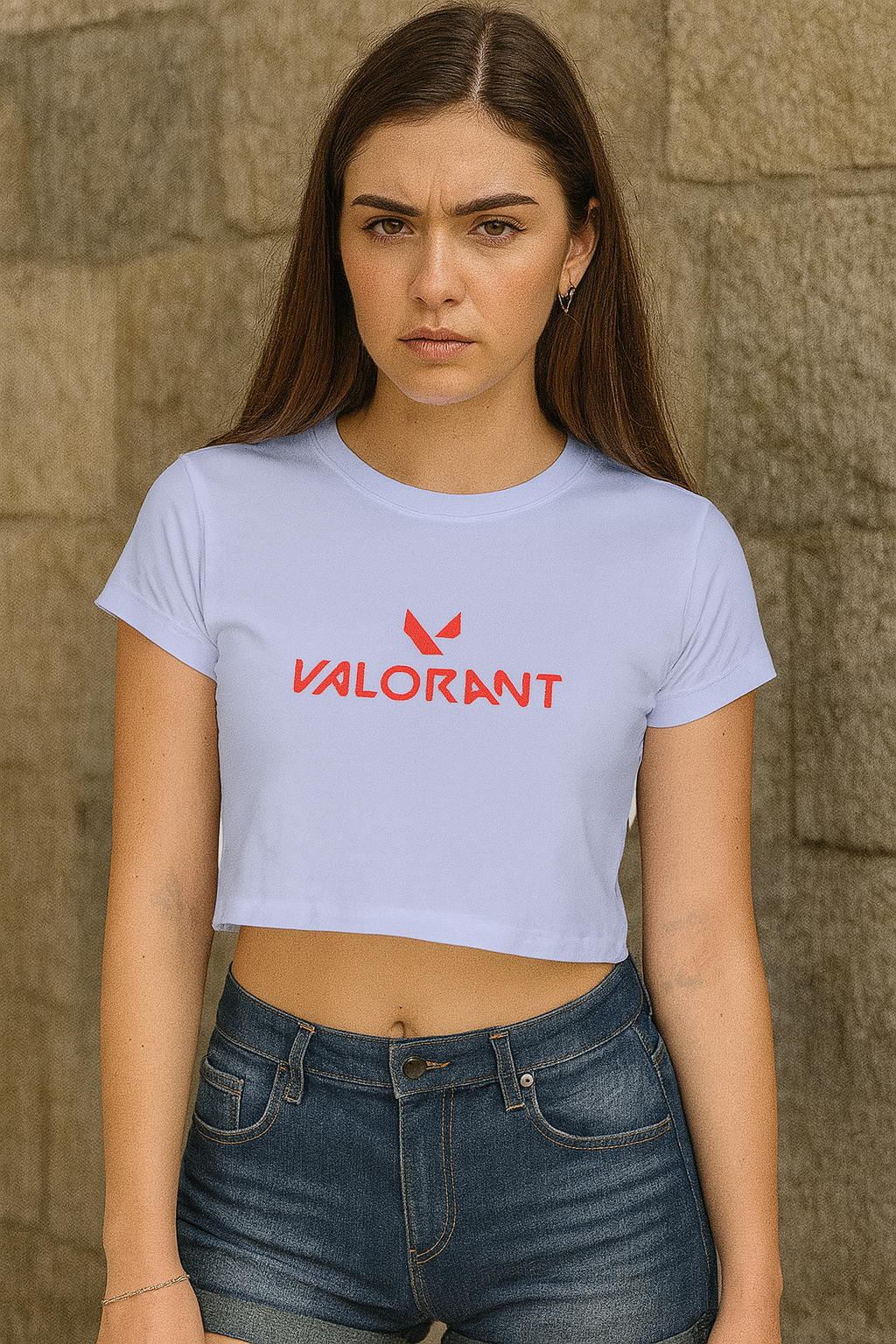 “Clutch Queen” Valorant Crop Top