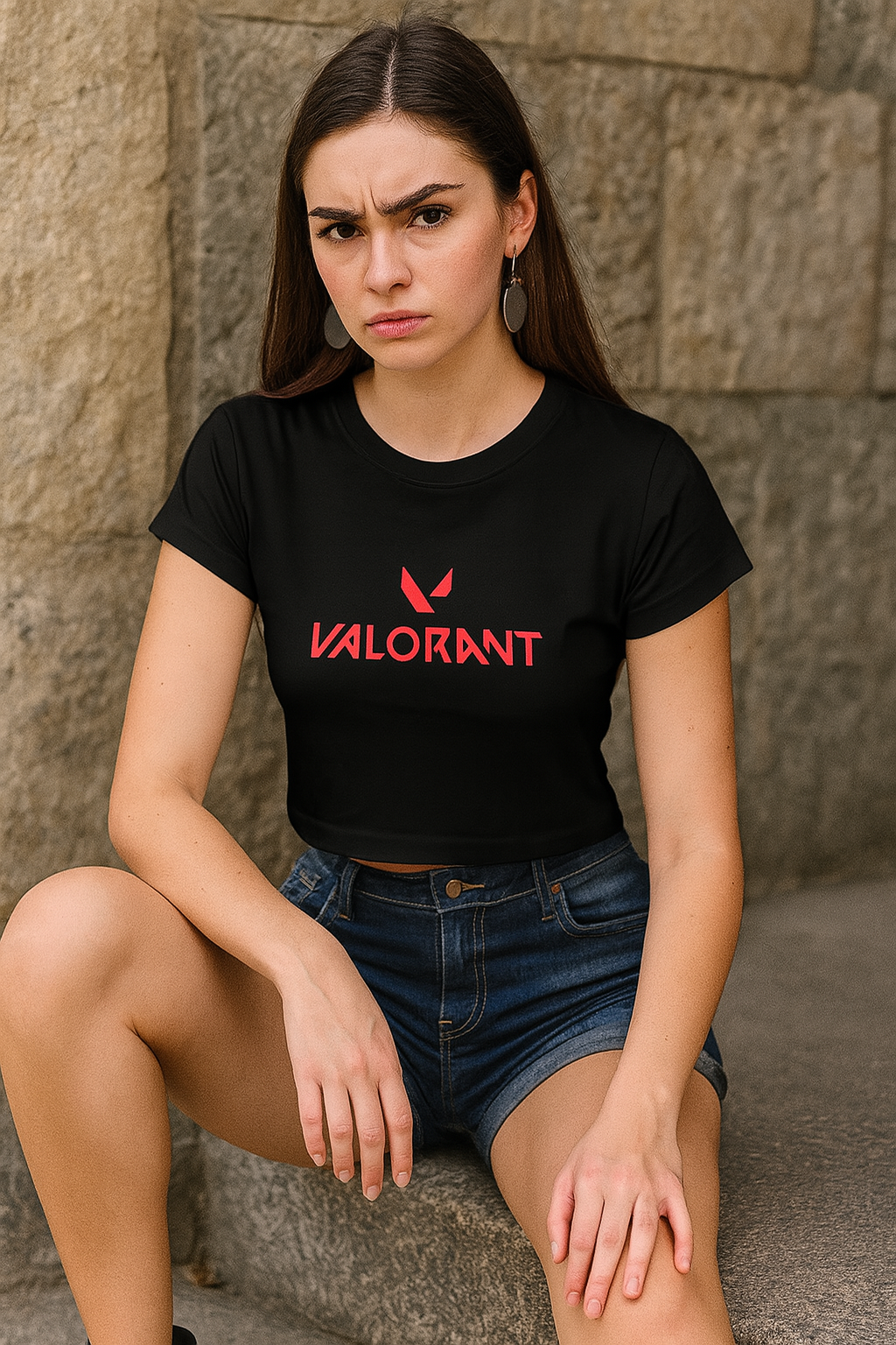 “Clutch Queen” Valorant Crop Top