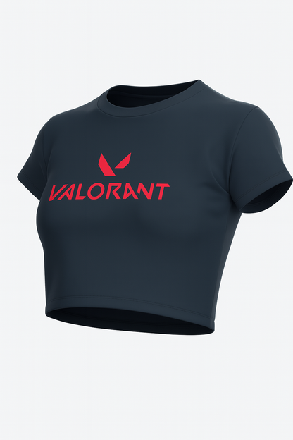 “Clutch Queen” Valorant Crop Top