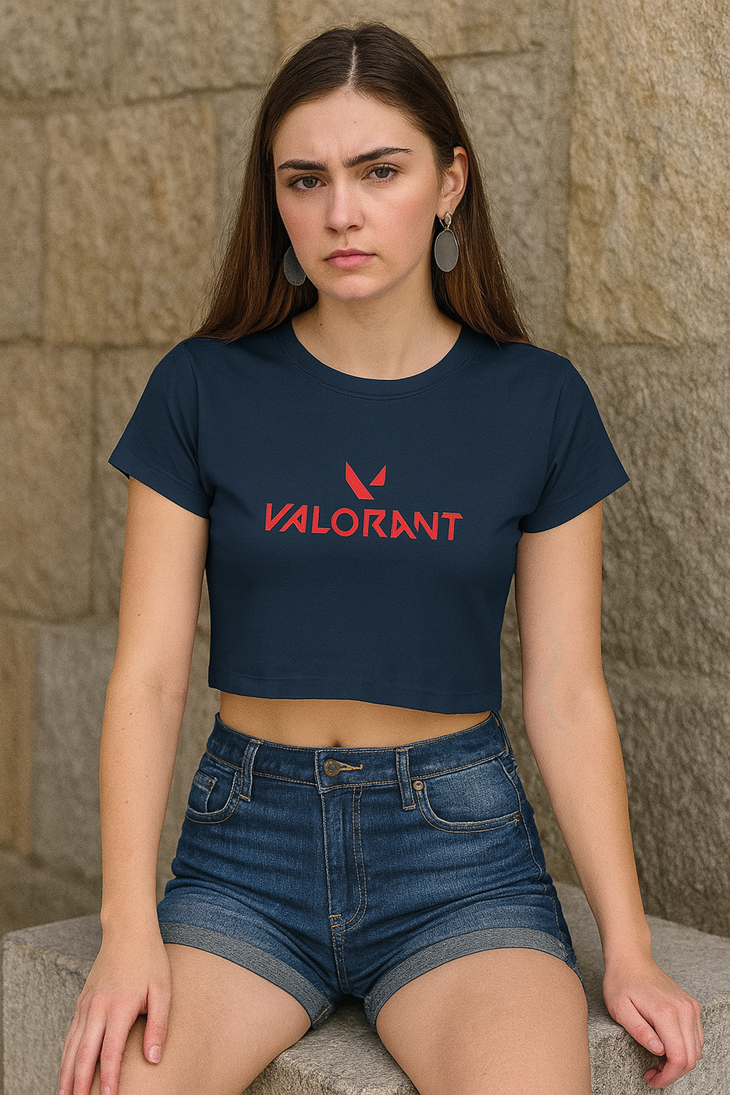 “Clutch Queen” Valorant Crop Top