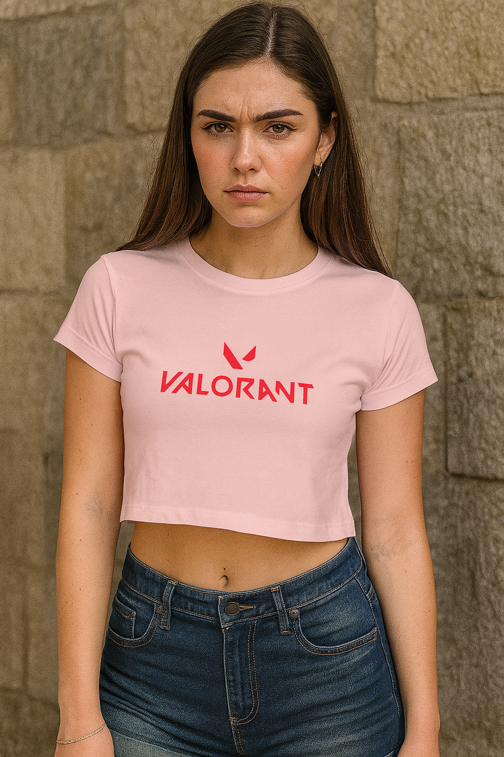 “Clutch Queen” Valorant Crop Top